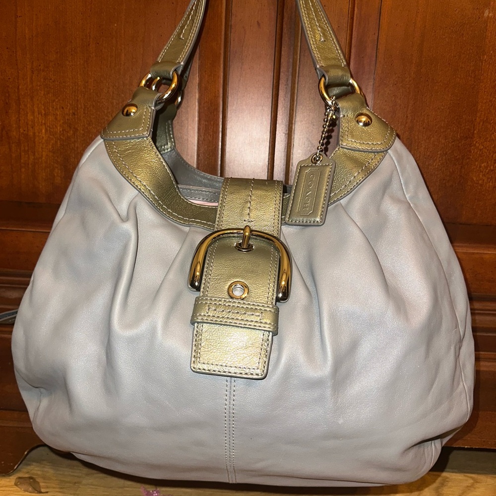 Coach Soho Lynn -Blue/Gray 💕